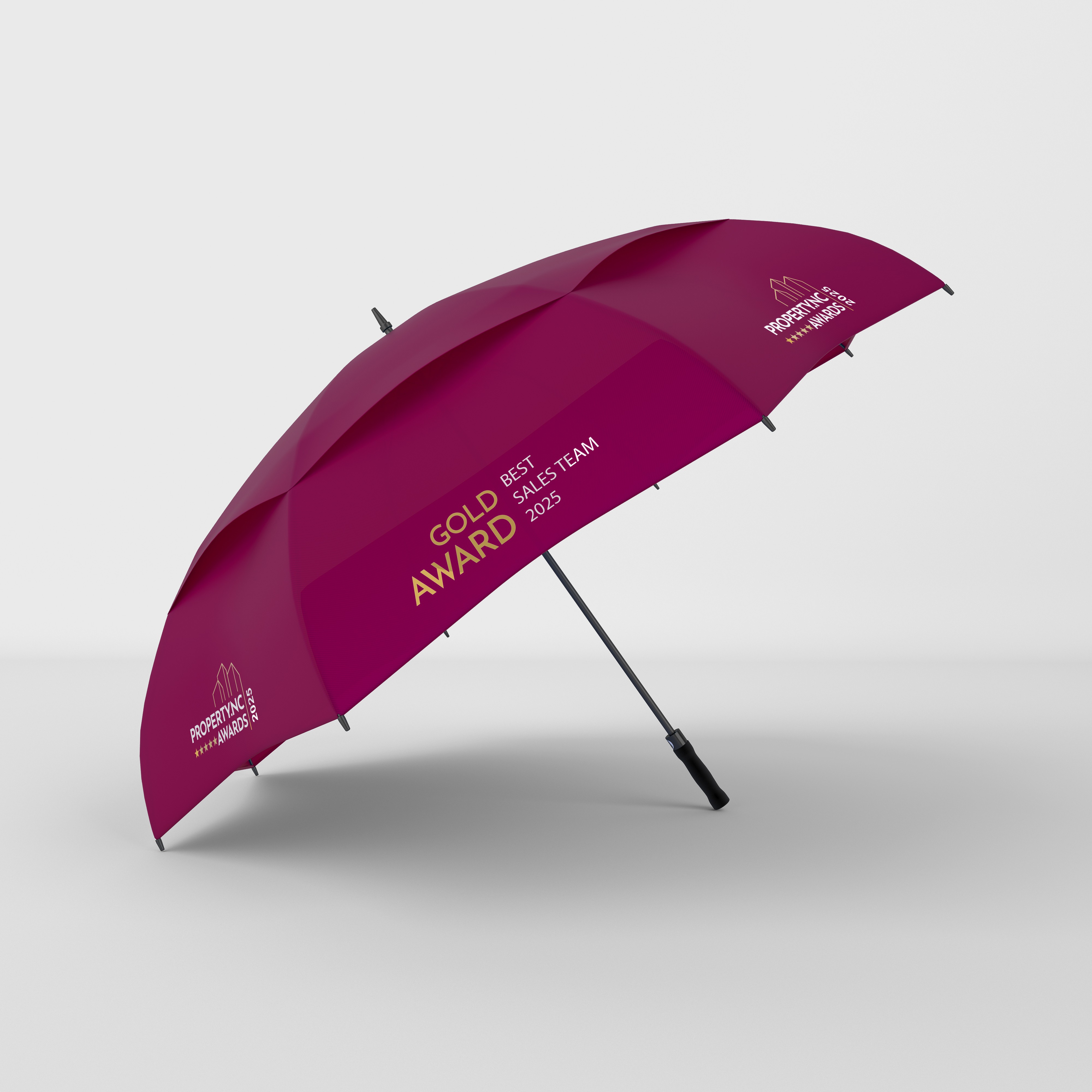 Burgundy Travel Umbrella