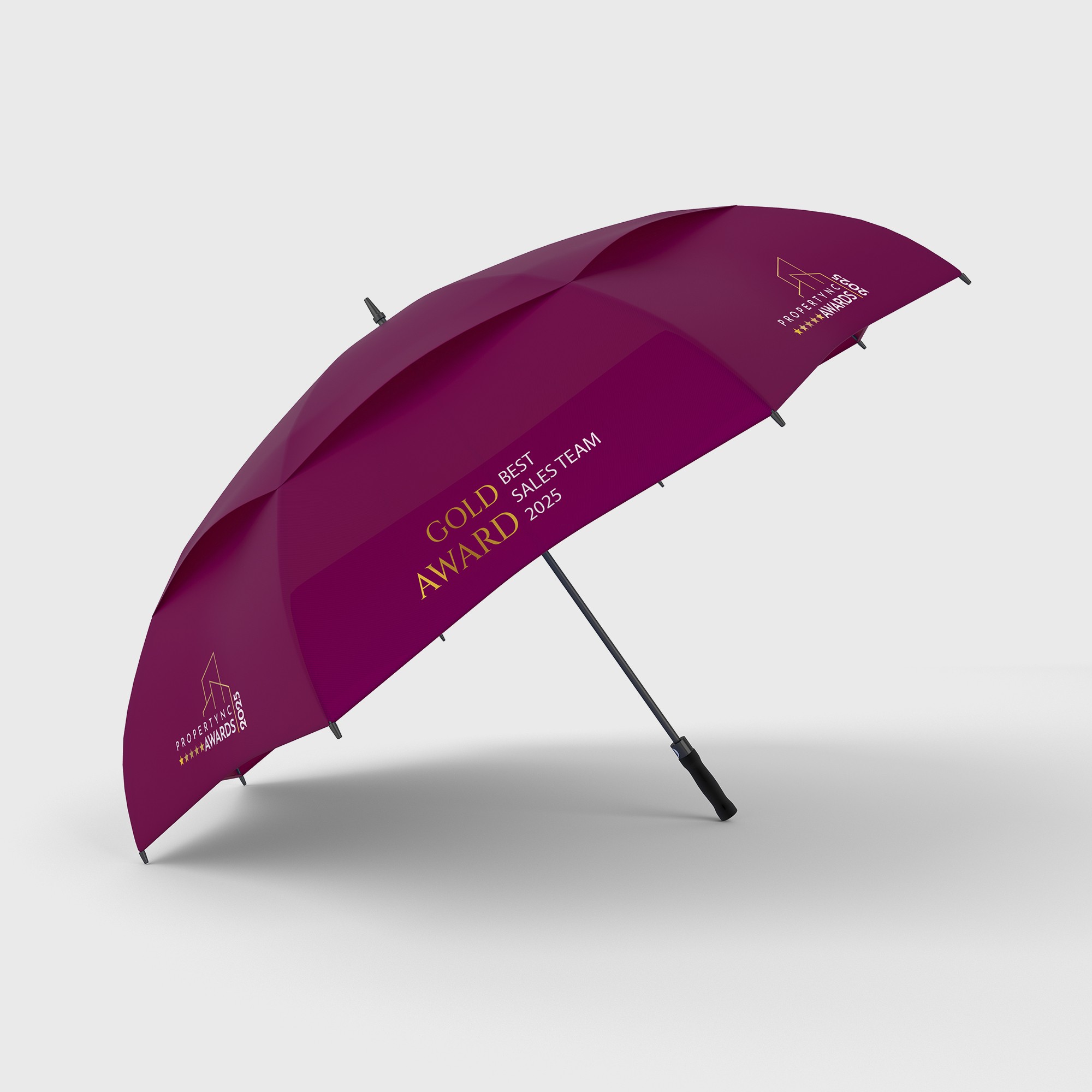 Burgundy Travel Umbrella