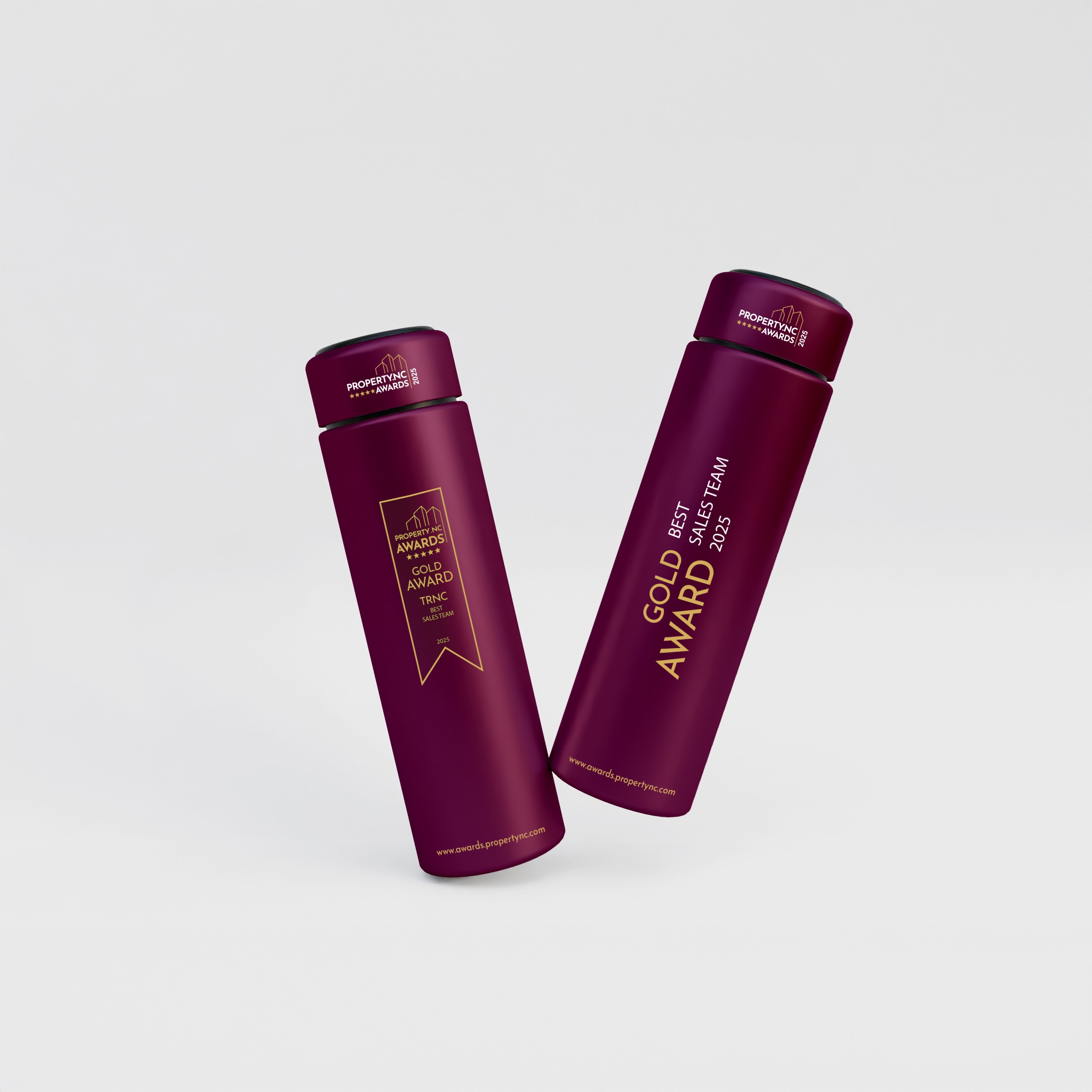 Sleek Burgundy Thermos